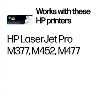 HP 410X High Yield juoda originali LaserJet tonero kasetė
