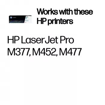 Dažų kasetė HP CF411A M452DN 2300 puslapių Cian