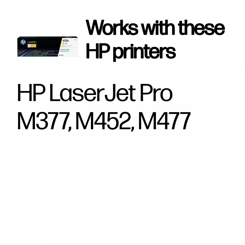 Tonerių kasetė HP CF412A M452DN 2300 puslapių geltona