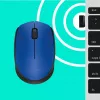 Logitech M171 belaidė optinė pelė RF 1000 DPI, mėlyna