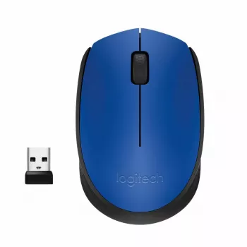 Logitech M171 belaidė optinė pelė RF 1000 DPI, mėlyna