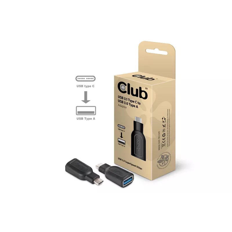 USB 3.1 Type C į USB 3.0 adapteris CLUB3D CAA-1521