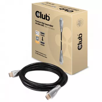 CLUB3D HDMI 2.0 laidas 3 m UHD 4K/60Hz 18Gbps sertifikuotas Premium High Speed