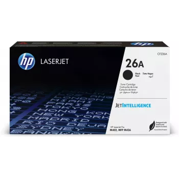 HP 26A juodas originalus LaserJet tonerių kasetė, 3100 puslapių, juoda, 1 vnt.