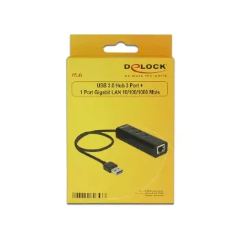 Dokavimo stotelė DeLOCK 62653 Juoda