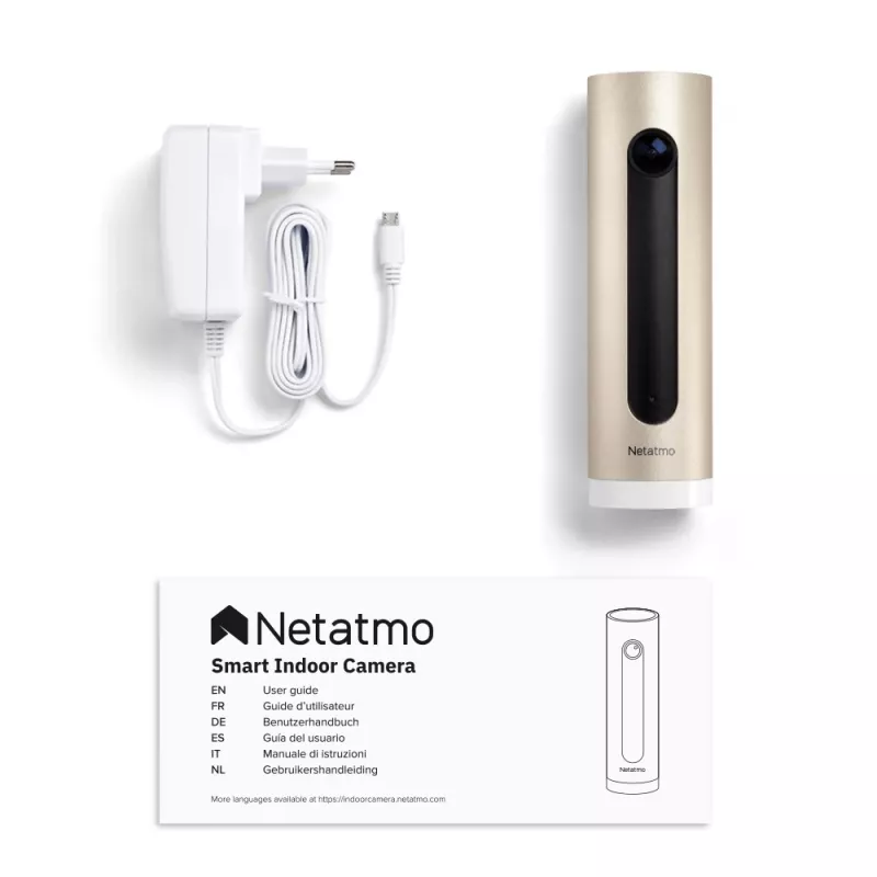 Netatmo Welcome IP apsaugos kamera vidaus patalpoms 1920 x 1080 pikseliai stalas