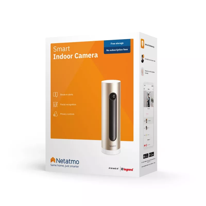 Netatmo Welcome IP apsaugos kamera vidaus patalpoms 1920 x 1080 pikseliai stalas