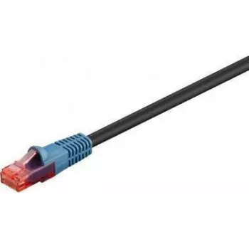 Tinklo kabelis GOOBAY Cat6 U/UTP juodas 60 m su RJ-45 auksuotais kontaktais
