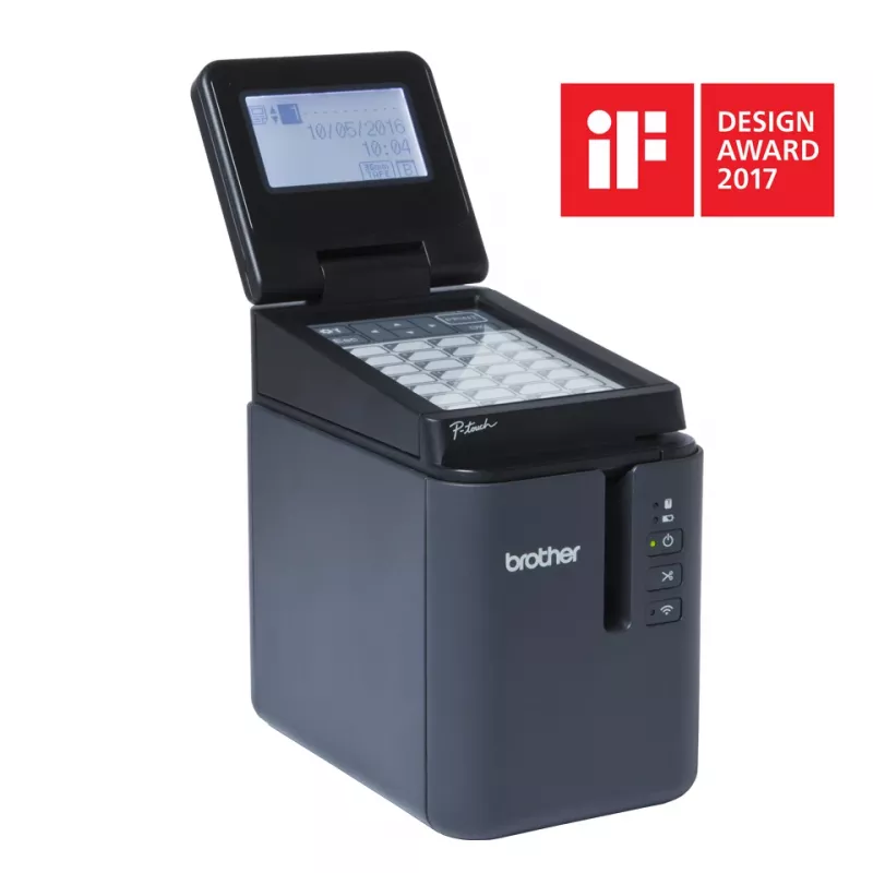 Brother PT-P950NW etikečių spausdintuvas (terminis perdavimas, 360x360 DPI, 60 mm/s, laidinis ir belaidis, Ethernet LAN, TZe, Wi-Fi)