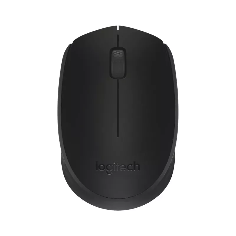 Belaidė optinė pelė Logitech B170 RF, ambidekstrinė, 3 mygtukai, juoda, 10 m veikimo atstumas, iki 12 mėn. baterijos veikimo laikas
