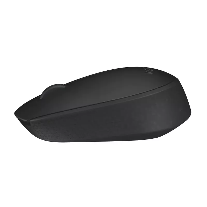 Belaidė optinė pelė Logitech B170 RF, ambidekstrinė, 3 mygtukai, juoda, 10 m veikimo atstumas, iki 12 mėn. baterijos veikimo laikas