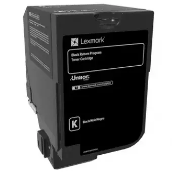 Kasetė su toneriu Lexmark 74C20K0 1500 puslapių Juoda