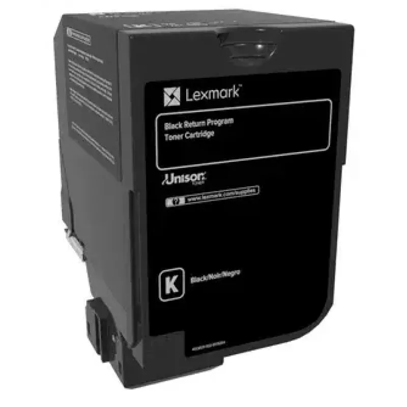 Kasetė su toneriu Lexmark 74C20K0 1500 puslapių Juoda
