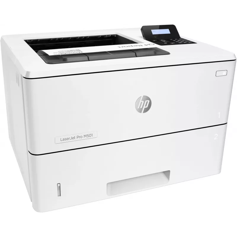 HP LaserJet Pro M501dn spausdintuvas, lazerinis, 600 x 600 DPI, A4, 43 ppm, dvipusis spausdinimas, tinklo paruoštas