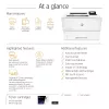 HP LaserJet Pro M501dn spausdintuvas, lazerinis, 600 x 600 DPI, A4, 43 ppm, dvipusis spausdinimas, tinklo paruoštas