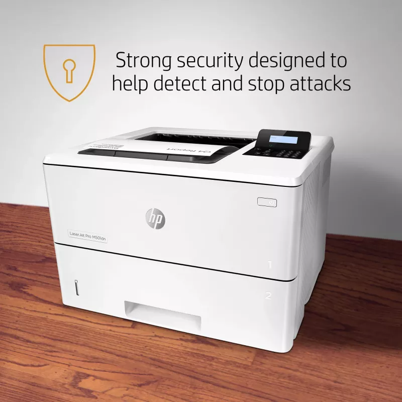 HP LaserJet Pro M501dn spausdintuvas, lazerinis, 600 x 600 DPI, A4, 43 ppm, dvipusis spausdinimas, tinklo paruoštas