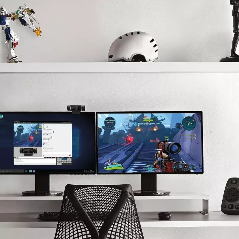 Internetinė kamera Logitech C922, 1920 x 1080 pikselių, USB, juoda