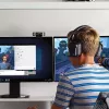 Internetinė kamera Logitech C922, 1920 x 1080 pikselių, USB, juoda
