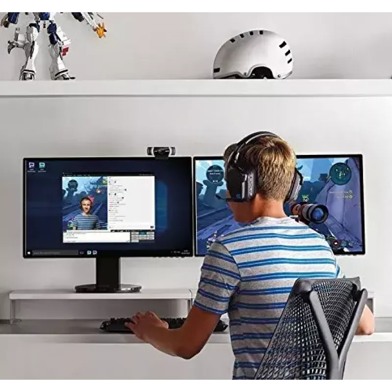 Internetinė kamera Logitech C922, 1920 x 1080 pikselių, USB, juoda