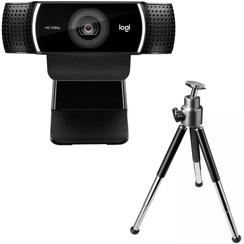 Internetinė kamera Logitech C922, 1920 x 1080 pikselių, USB, juoda