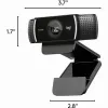 Internetinė kamera Logitech C922, 1920 x 1080 pikselių, USB, juoda