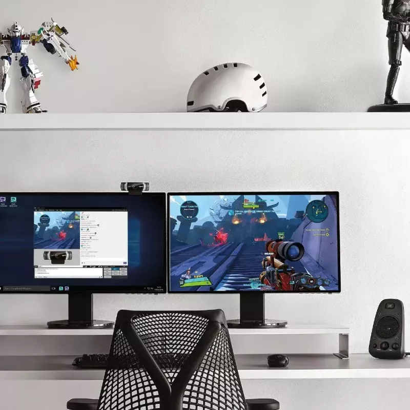 Internetinė kamera Logitech C922, 1920 x 1080 pikselių, USB, juoda