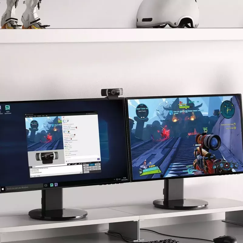 Internetinė kamera Logitech C922, 1920 x 1080 pikselių, USB, juoda