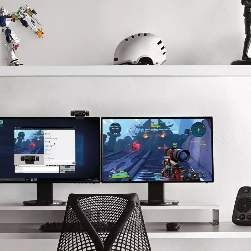 Internetinė kamera Logitech C922, 1920 x 1080 pikselių, USB, juoda
