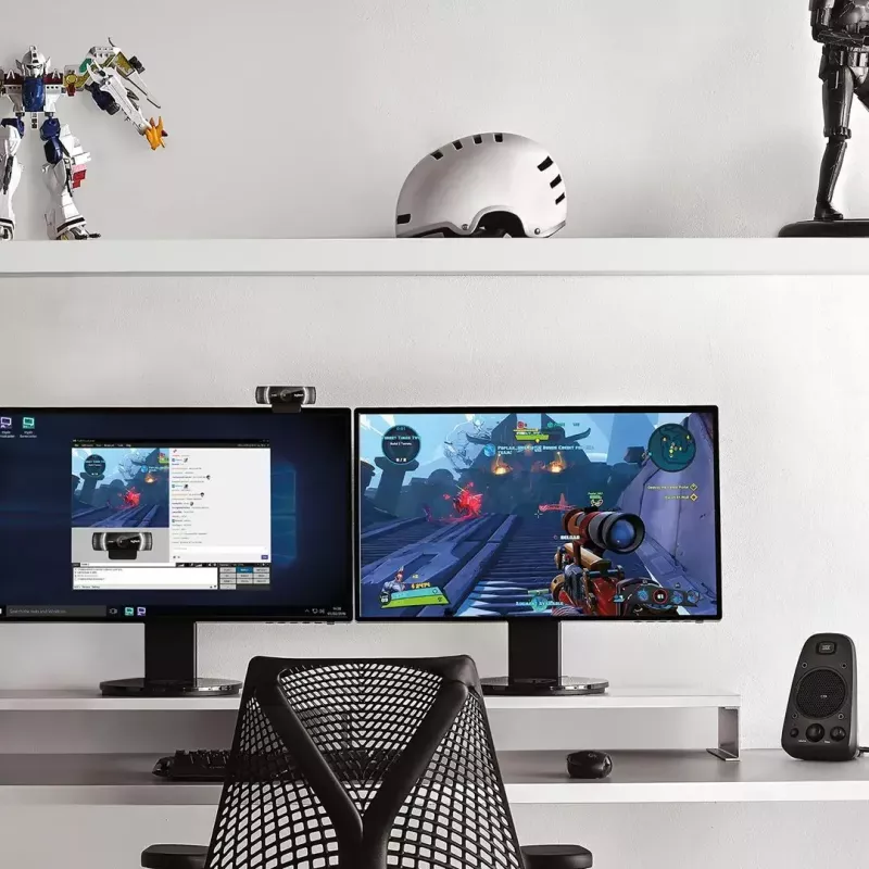 Internetinė kamera Logitech C922, 1920 x 1080 pikselių, USB, juoda