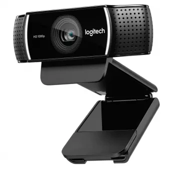 Internetinė kamera Logitech C922, 1920 x 1080 pikselių, USB, juoda