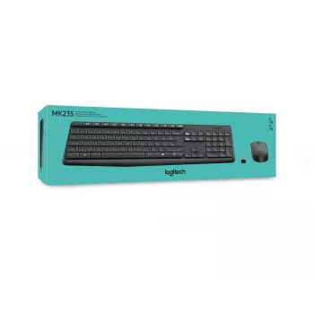 Belaidis klaviatūros ir pelės rinkinys Logitech MK235
