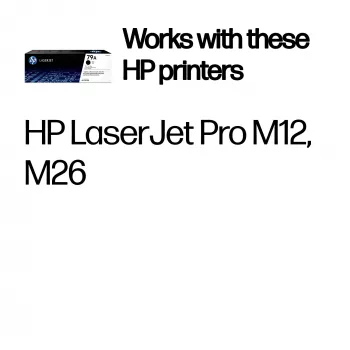 Original HP 79A juodas lazerio kasetė, 1000 puslapių