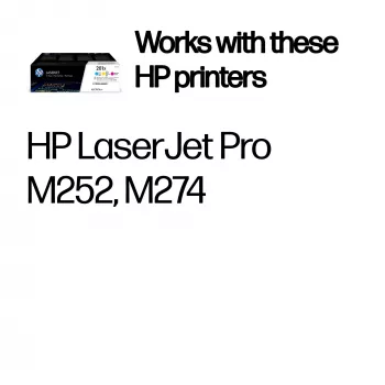 HP 201X 3 vnt. High Yield Cyan/Magenta/Yellow Original LaserJet tonerio kasetės