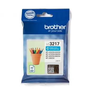 Originalus Brother LC3217C rašalo kasetė, 1 vnt., Cian