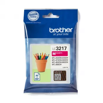 Brother LC3217M rašalo kasetė 1 vnt. Originali Magenta