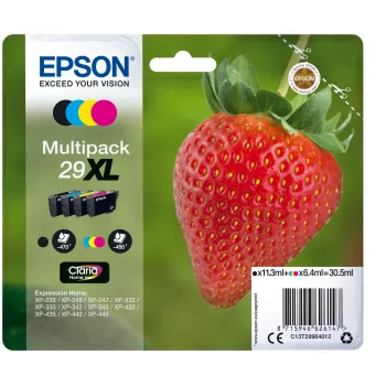 Epson C13T29964012 29XL XL juoda, ciāna, purpurinė, geltona kasetė