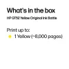 Originalus HP GT52 geltonas rašalo buteliukas