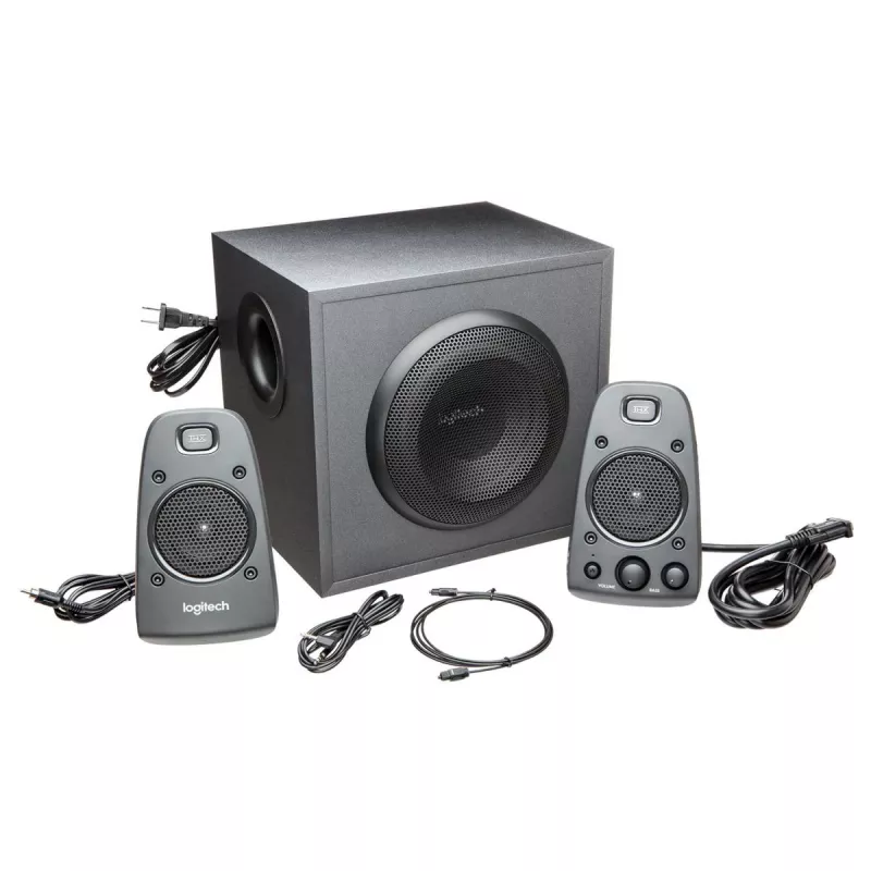 LOGITECH Z625 2.1 kanalų 200 W juoda garsiakalbių sistema