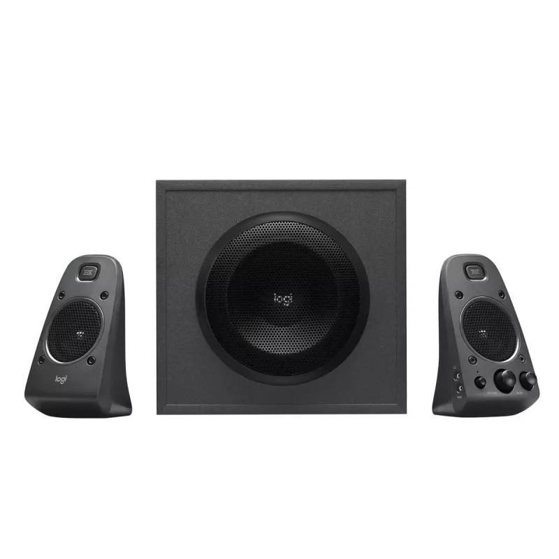 LOGITECH Z625 2.1 kanalų 200 W juoda garsiakalbių sistema