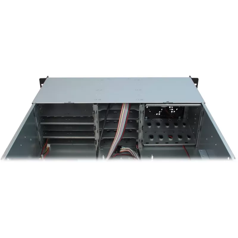 Serverinis korpusas Inter-Tech 3U-30240 Rack Juodas