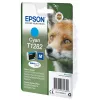 Epson Fox Singlepack Cyan T1282 DURABrite Ultra rašalas, ciurnas, 3,5 ml, 1 vnt., 260 puslapių