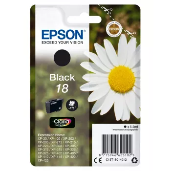 Epson Daisy Singlepack Black 18 Claria Home kasetė