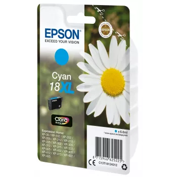 Epson Daisy Singlepack Cyan 18XL Claria Home Ink – originalus kasetė