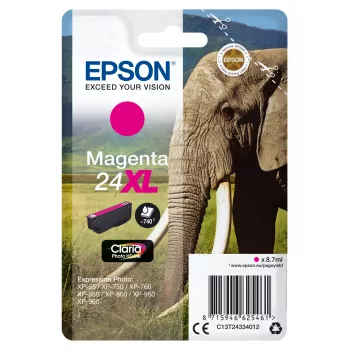 Kasetė Epson Magenta rašalinė 24XL C13T24334012 Claria Photo HD