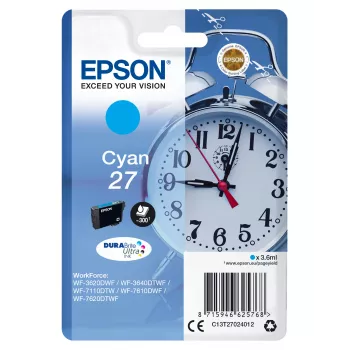 Epson DURABrite Ultra rašalo kasetė Cyan 27