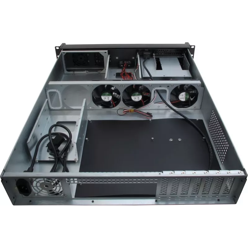 Serverinis korpusas Inter-Tech IPC 2U-2098-SL Rack Black