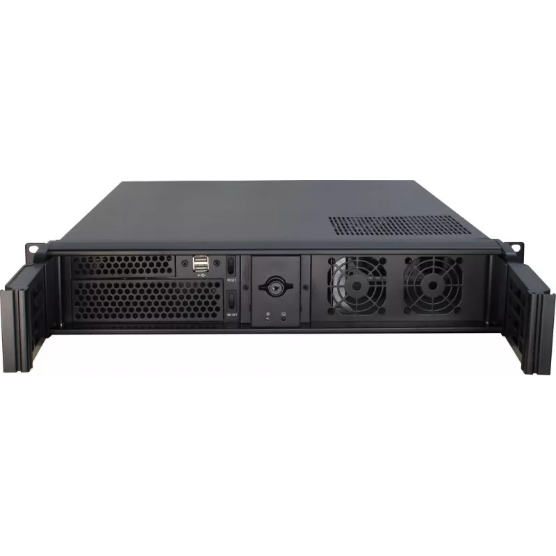 Serverinis korpusas Inter-Tech IPC 2U-2098-SL Rack Black