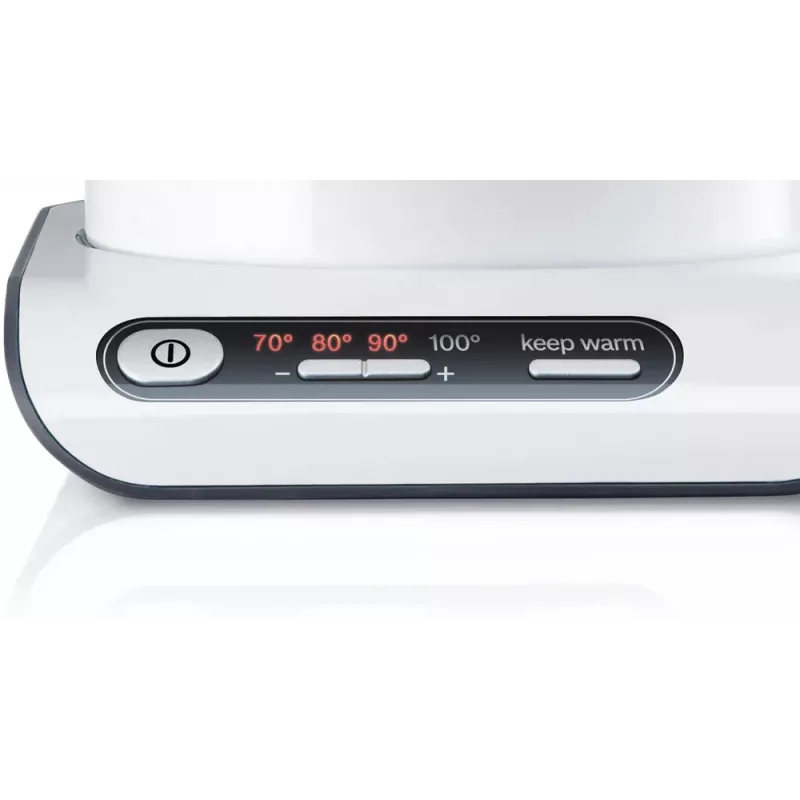 Bosch TWK8611P elektrinis virdulys 1,5 L 2400 W antracitas, nerūdijantis plienas, baltas