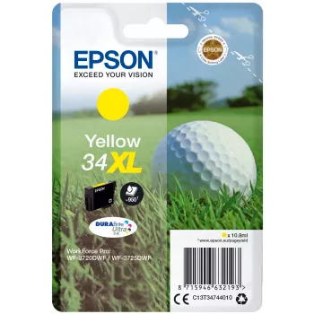 Originalus Epson 34XL geltonas kasetė, 950 puslapių C13T34744010