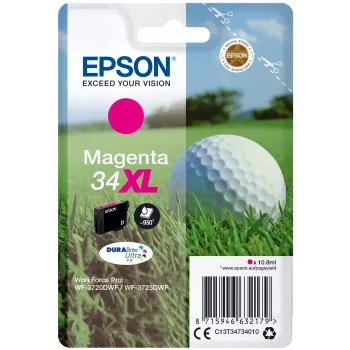 Kasetė Epson 34XL rausvai raudona (magenta) 950 puslapių C13T34734010